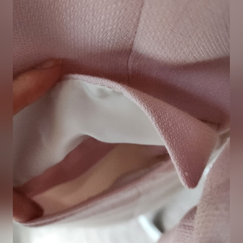 H&M Pink Gathered Sleeve Blazer Jacket - Picture 5 of 7